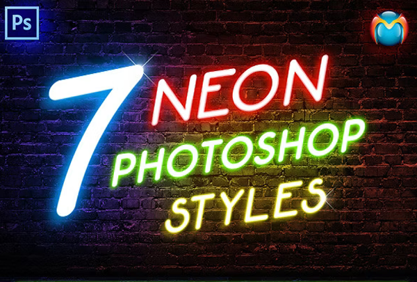 neon style photoshop free download